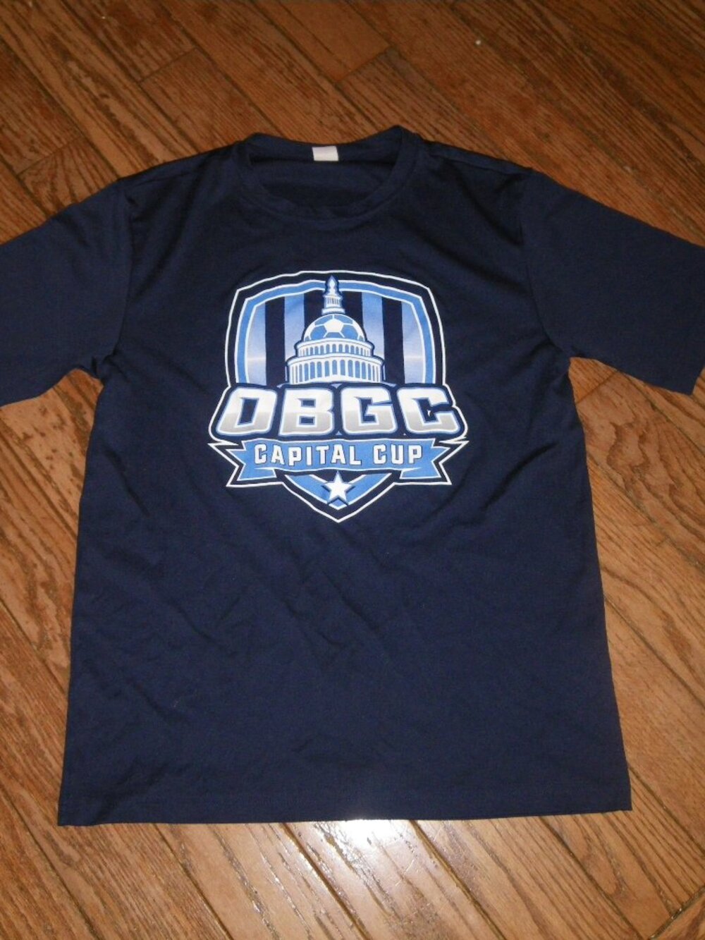 Kid’s Unisex Short Sleeved Athletic T-Shirt OBGC Capital Cup Soccer Tournament